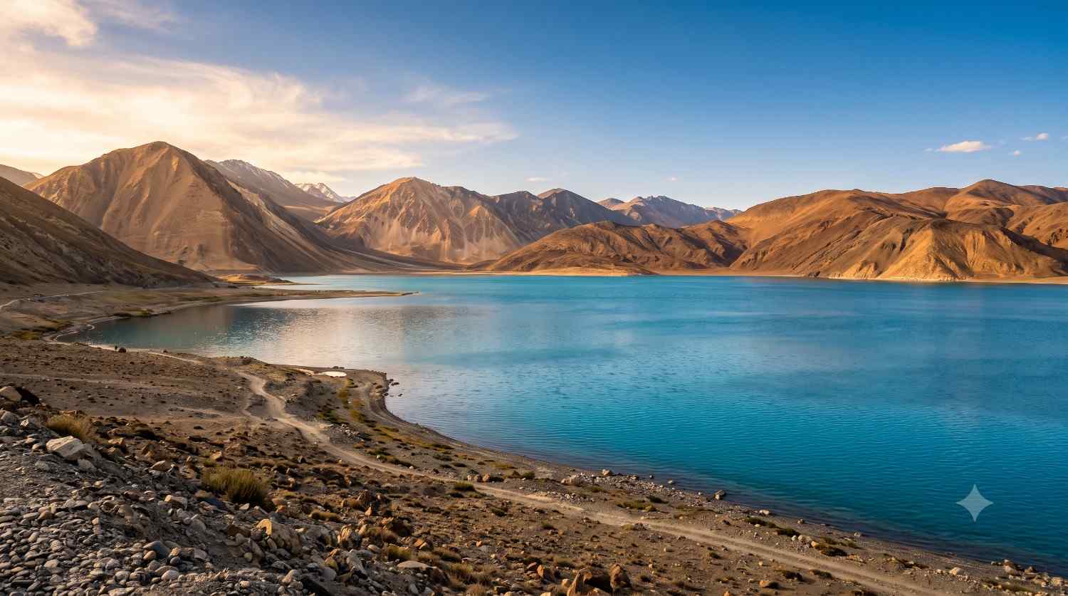 Pangong Lake in Leh Ladakh