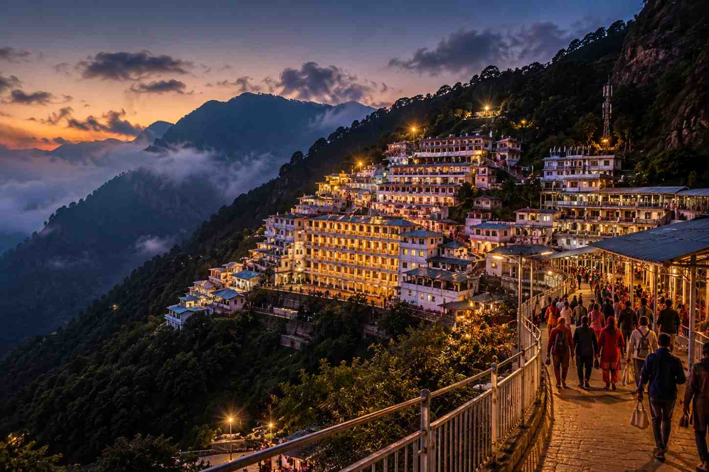 Mata Vaishno Devi shrine for Vaishno Devi Yatra package